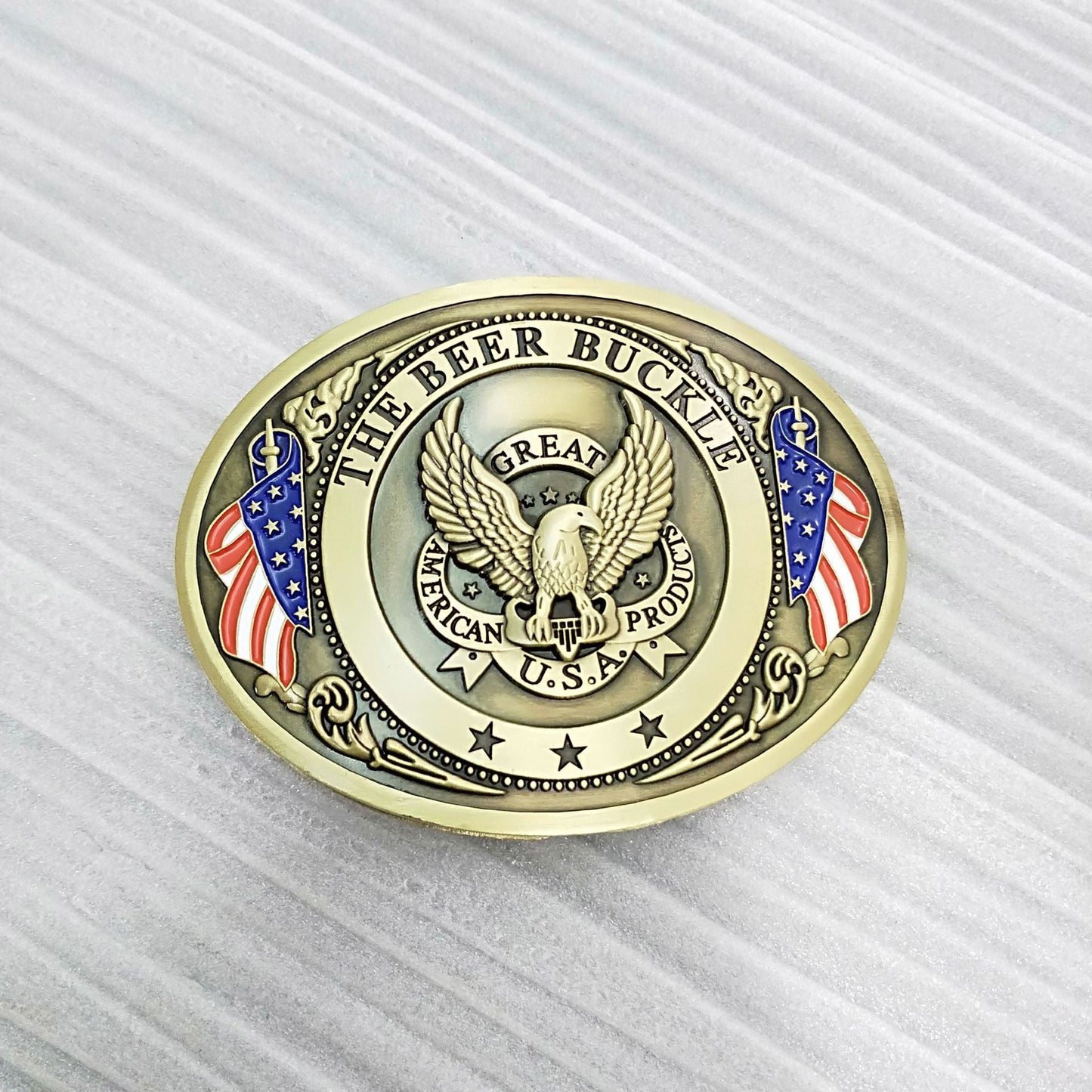 Zinc Alloy Beer Belt Holder Buckle