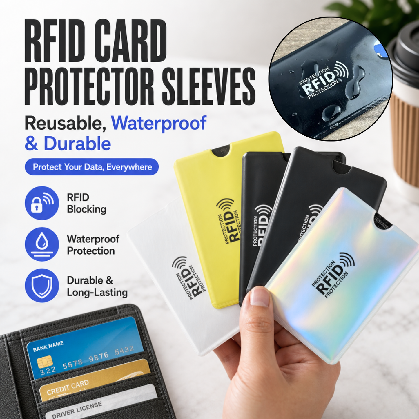 RFID Card Protector Sleeves