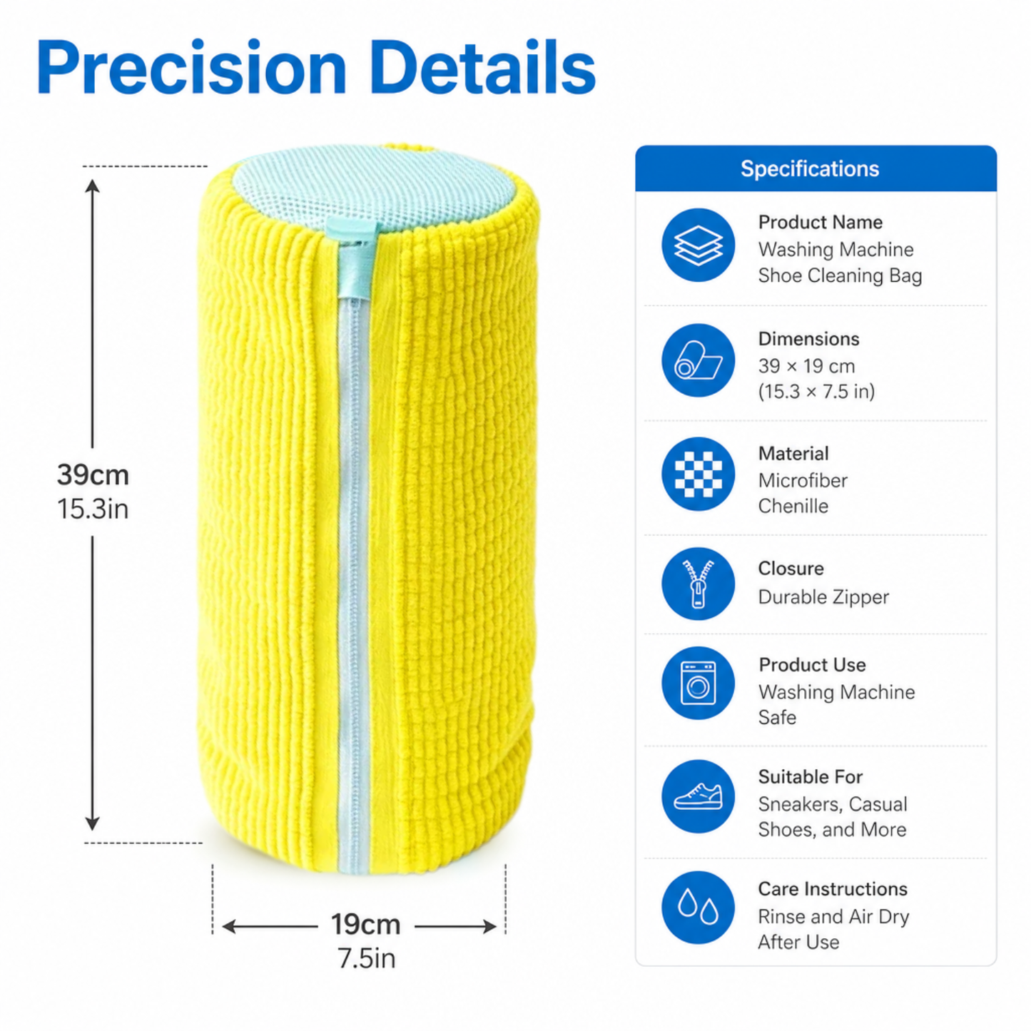 Washing Machine Shoe Cleaning Bag